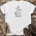 Binoculars & Coffee Black-Capped Chickadee Birding T-Shirt