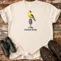 Flock Star American Goldfinch Funny Birding T-Shirt
