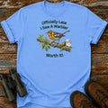 Officially Late Saw A Warbler Funny Birding T-Shirt