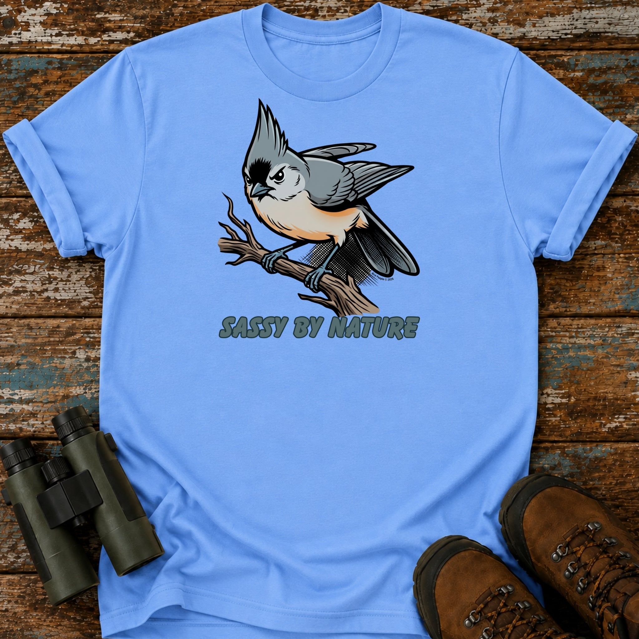 Sassy By Nature Tufted Titmouse T-Shirt