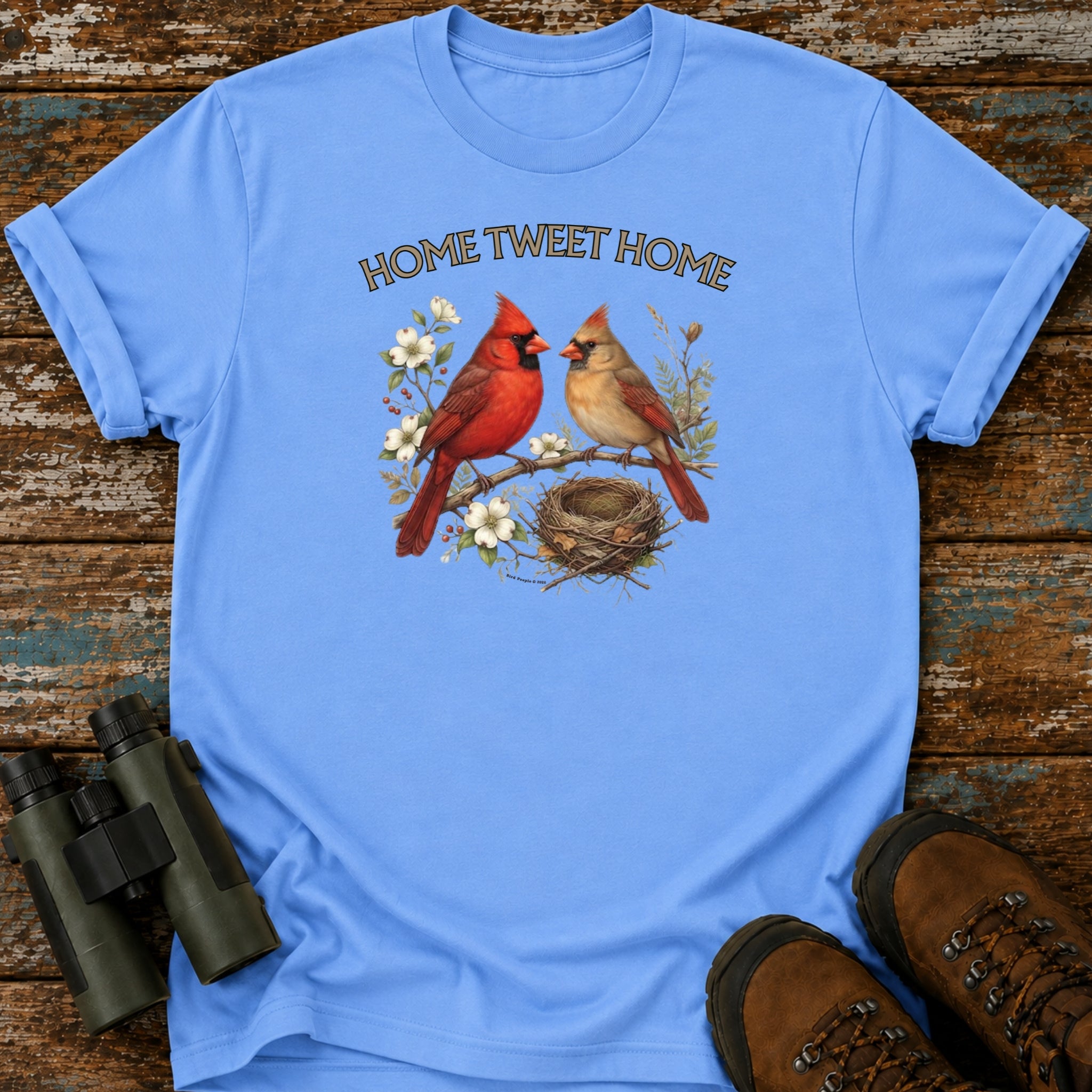 Home Tweet Home Cardinal T-Shirt – Birding Housewarming Tee